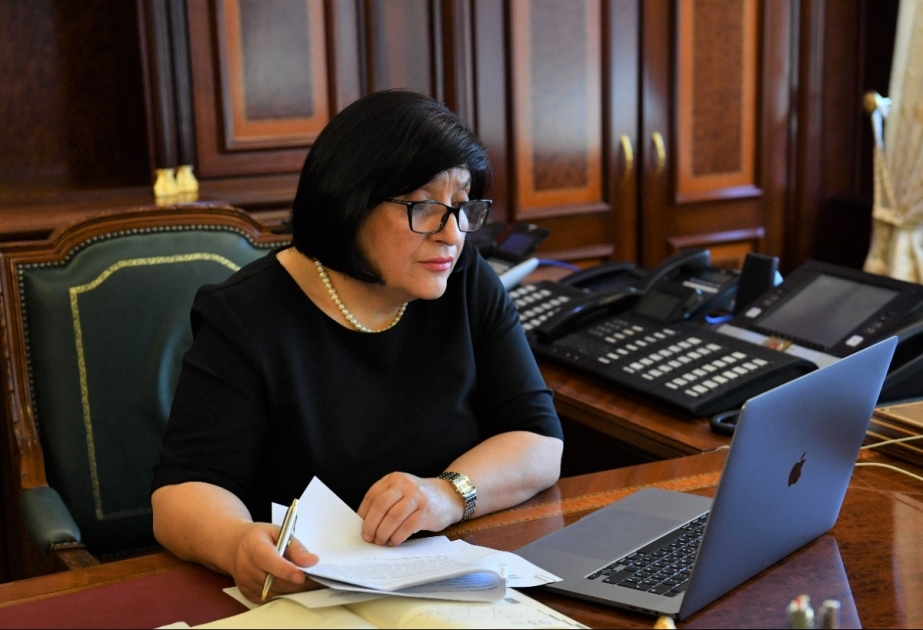 Milli Məclisin deputatı Sahibə Qafarova videokonfrans formatında seçicilərin növbəti qəbulunu keçirib