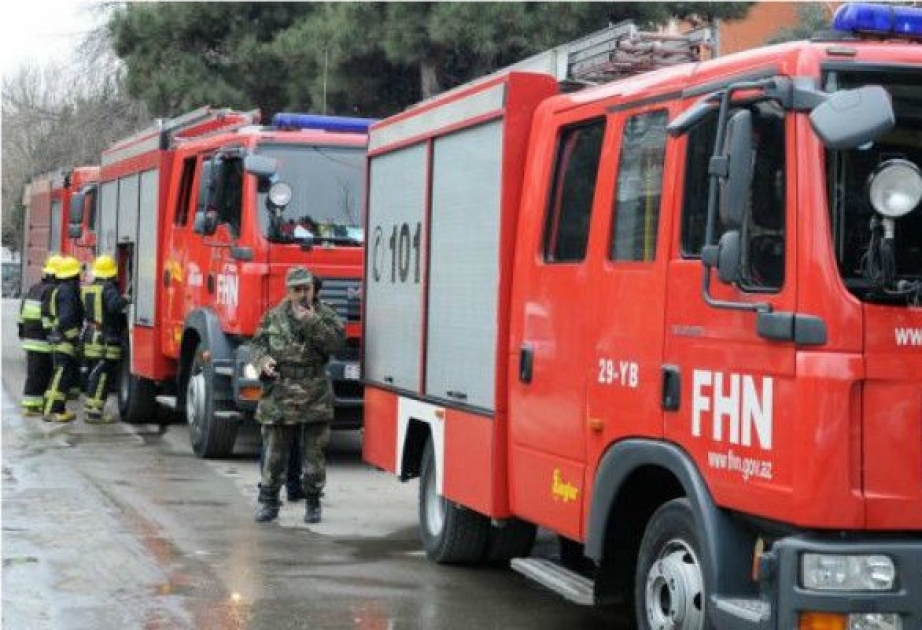 Suraxanı rayonunda evdə baş verən yanğın söndürülüb