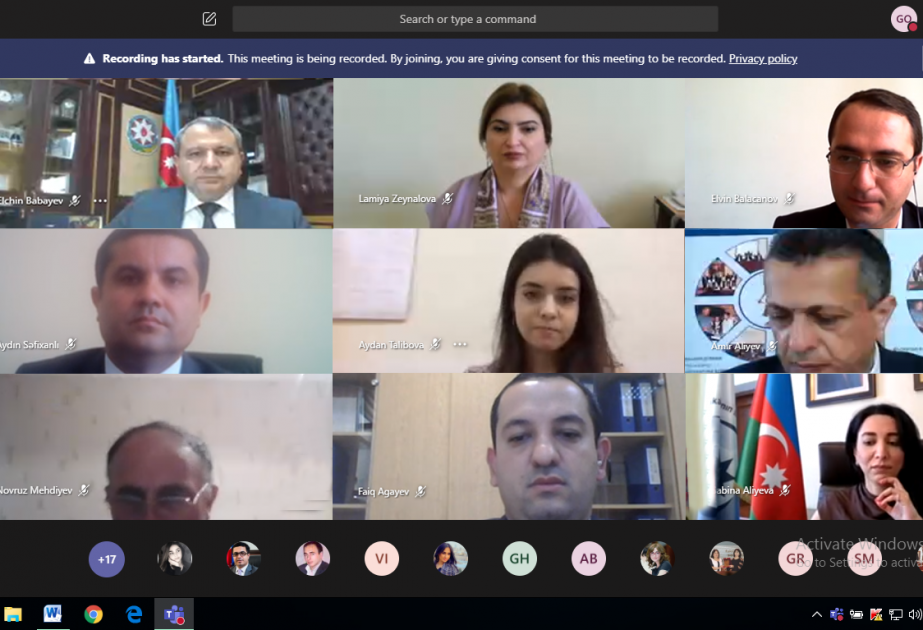 “İnsan hüquqlarının təmini Azərbaycan dövlətinin ali məqsədidir” mövzusunda respublika virtual elmi konfransı keçirilib