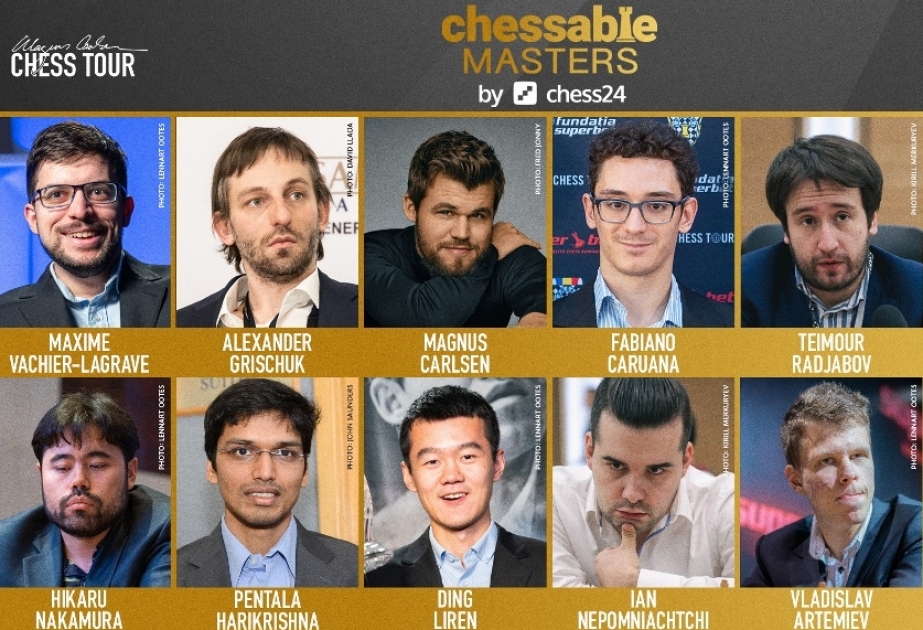 Teymur Rəcəbov “Online Chess Masters” rapid turnirində mübarizə aparacaq