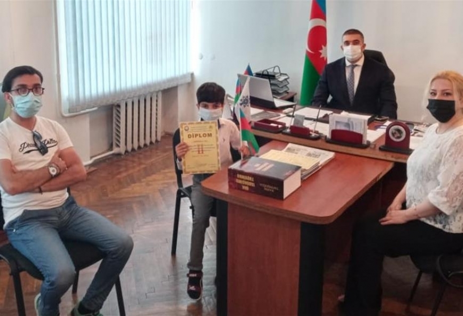 Onlayn musiqi müsabiqəsinin qalibləri ilə görüş keçirilib