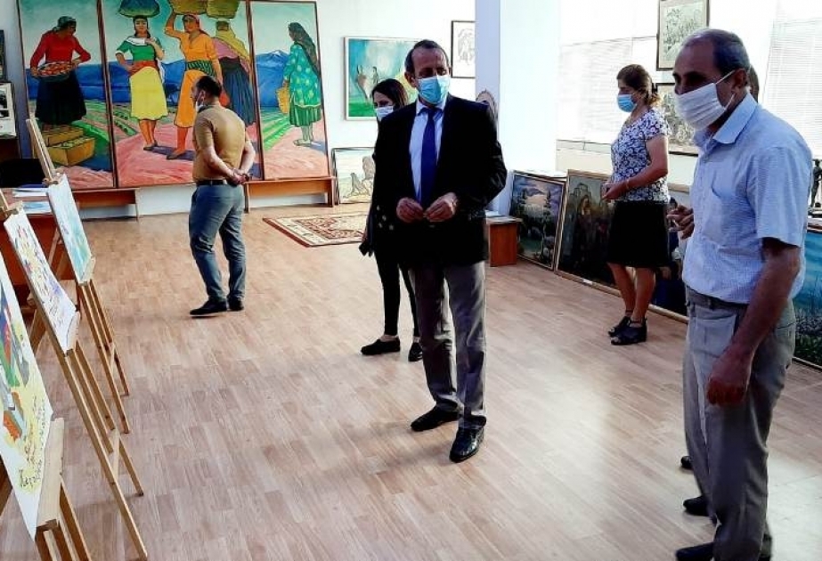Lerik Dövlət Rəsm Qalereyasında Milli Qurtuluş Gününə həsr edilmiş rəsm sərgisi təşkil olunub