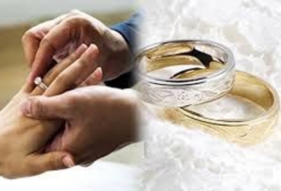 Entre enero y abril del año en curso se registraron 13.738 matrimonios en Azerbaiyán