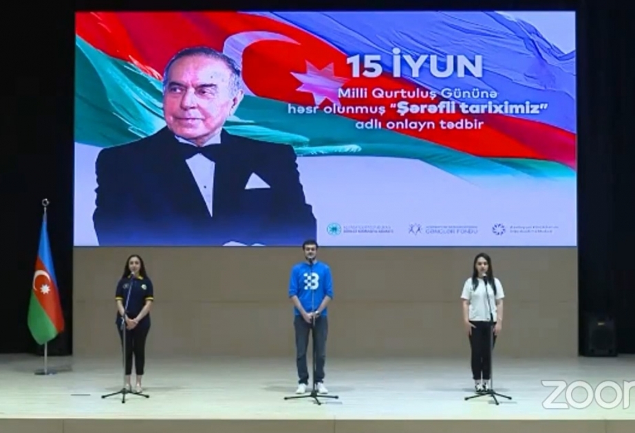 “Şərəfli tariximiz” adlı onlayn tədbir keçirilib
