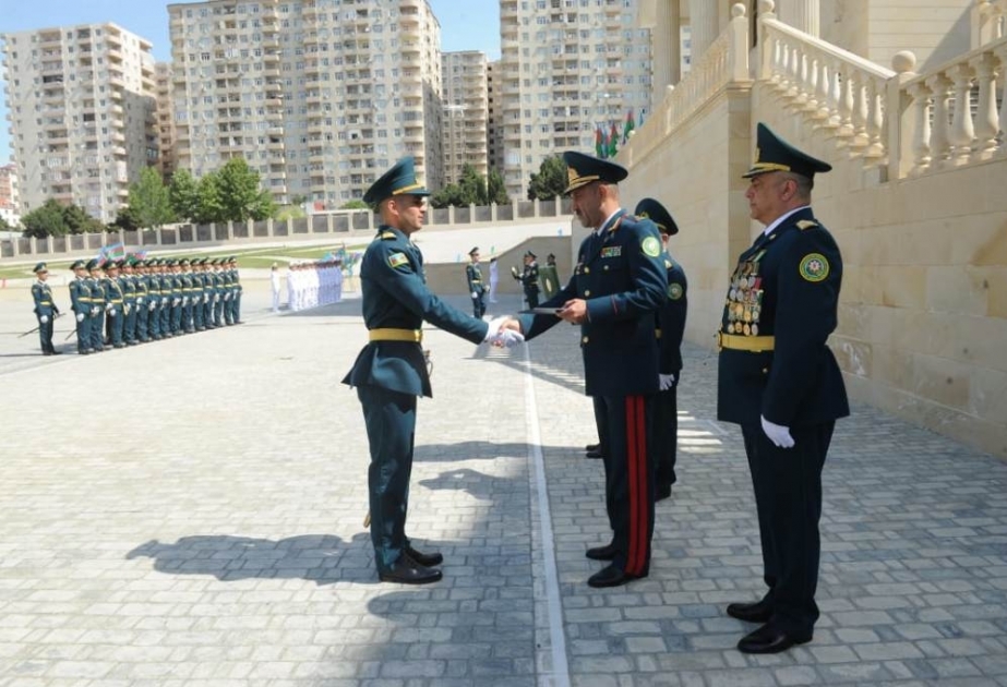 Dövlət Sərhəd Xidməti Akademiyasının növbəti məzunlarının təntənəli buraxılış mərasimi olub