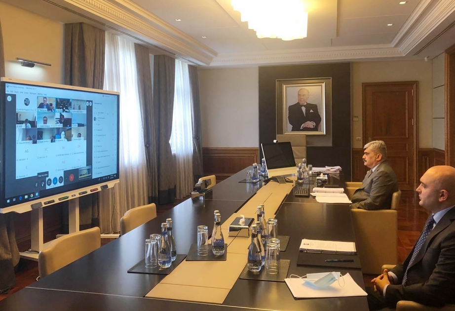 Azərbaycanın Maliyyə naziri Qara Dəniz Ticarət və İnkişaf Bankının videokonfrans formatında keçirilən iclasında iştirak edib