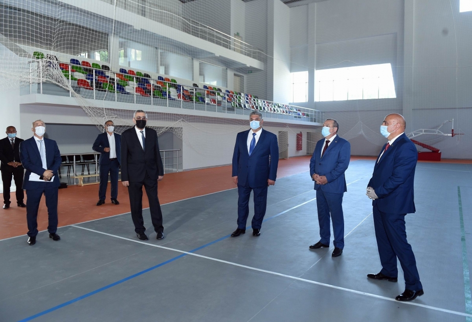 Yardımlı İdman Kompleksinin açılışı olub