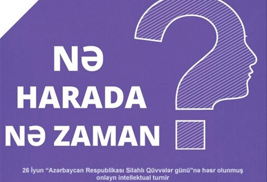 Siyəzəndə “Nə? Harada? Nə zaman?” intellektual oyunu üzrə gənclər arasında onlayn rayon turniri keçirilib