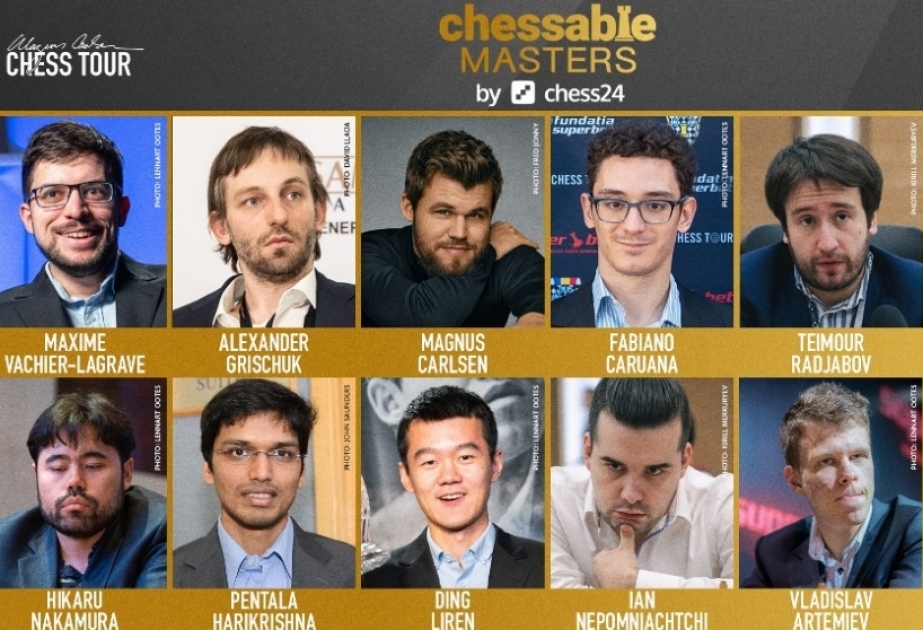 Teymur Rəcəbovun da mübarizə aparacağı “Online Chess Masters” rapid turniri start götürür