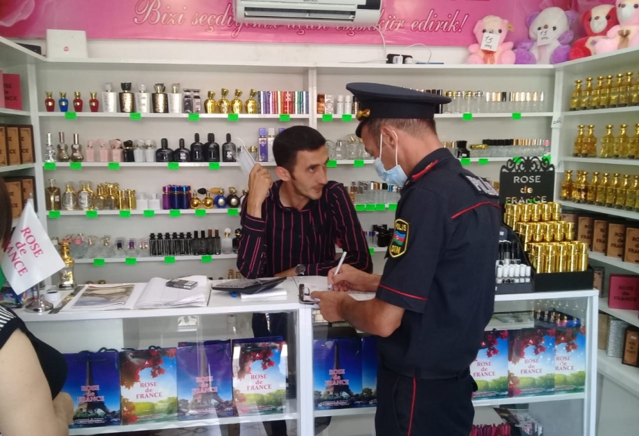 Sabirabadda maskadan istifadə etməyən şəxslər cərimələniblər