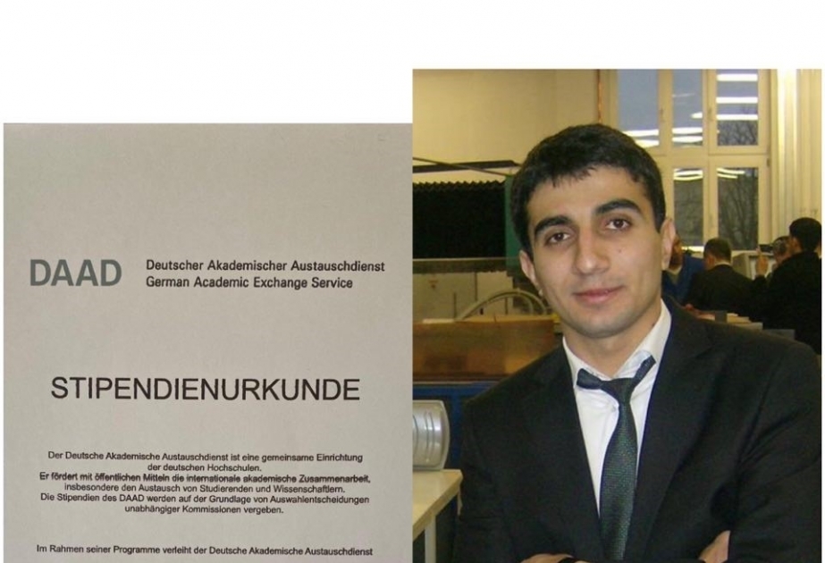 Azərbaycanda ilk dəfə Texniki Universitetin müəllimi Almaniyanın nüfuzlu doktorantura təqaüdünü qazanıb
