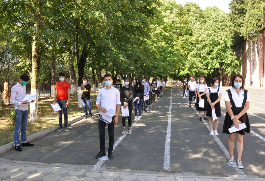 Qax və Zaqatala rayonlarında növbəti buraxılış imtahanları başa çatıb