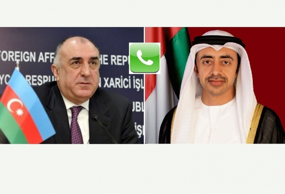وزير الخارجية الاذربيجاني يجري مكالمة هاتفية مع نظيره الاماراتي