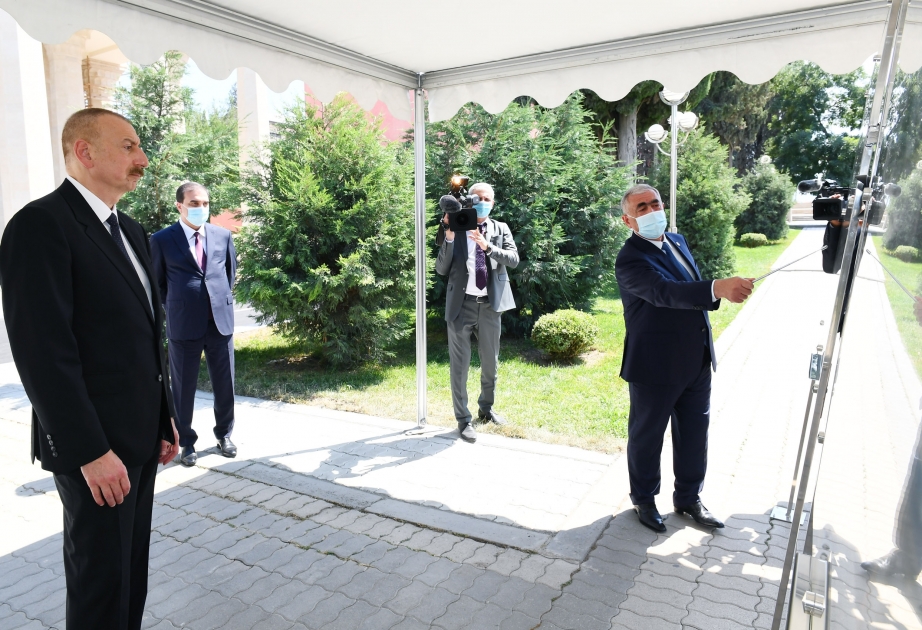 Ganja: Brücke über den Fluss Ganjatschay nach Rekonstruktion wieder zur Nutzung übergeben VIDEO