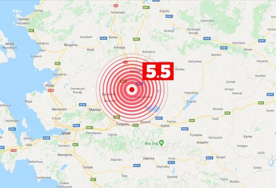 Türkiyədə 5,5 bal gücündə zəlzələ baş verib