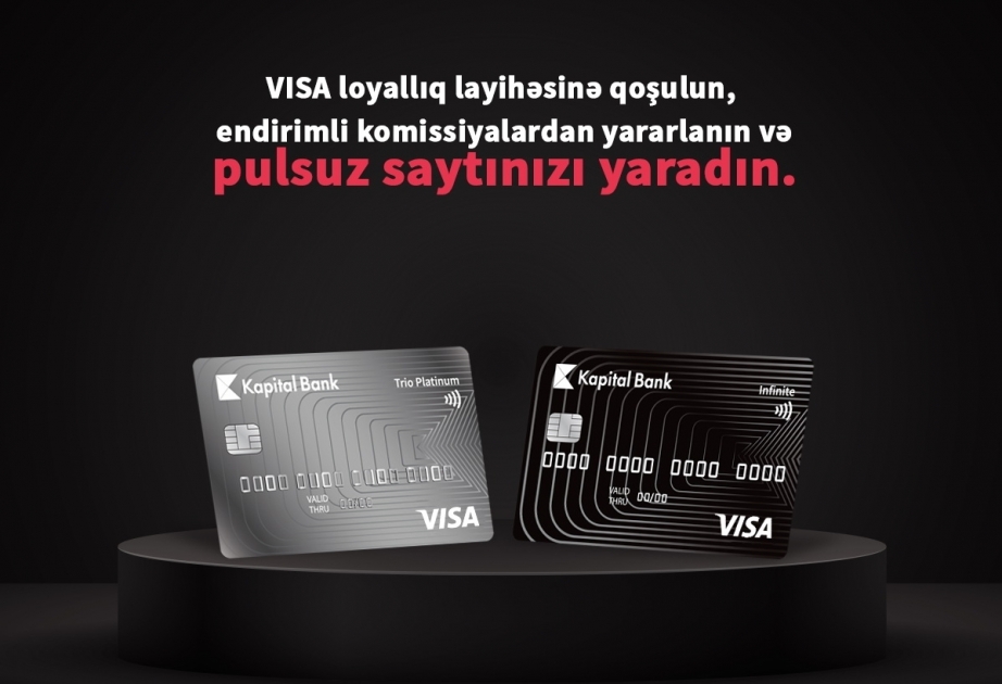®  Kapital Bank предлагает особые возможности партнерам, дающим скидки по картам Visa