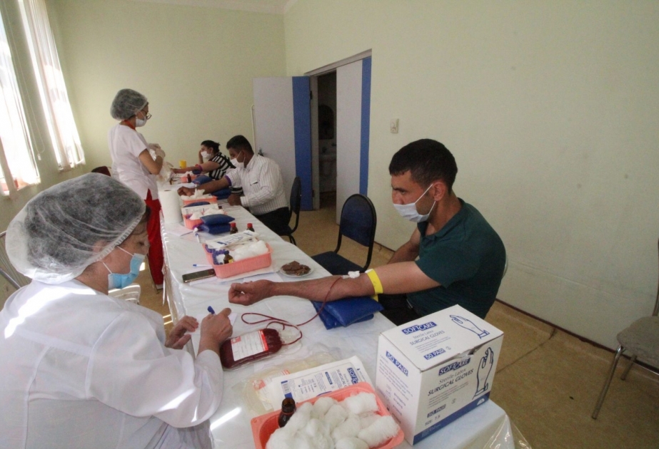 Qazaxda qanvermə aksiyası keçirilib