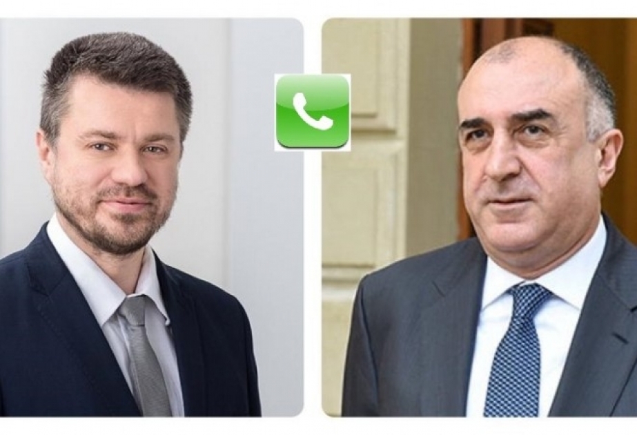 Elmar Məmmədyarovla estoniyalı həmkarı arasında telefon danışığı olub