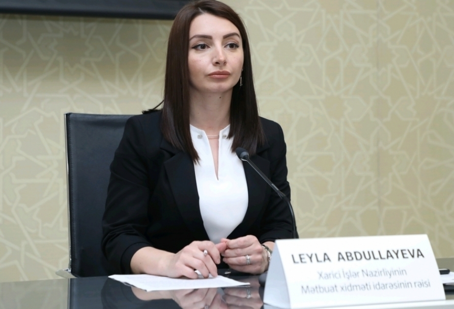 Leyla Abdullayeva: Ermənistan rəhbərliyi cinayətkar əməllərinə görə öz xalqı qarşısında da cavab verəcək