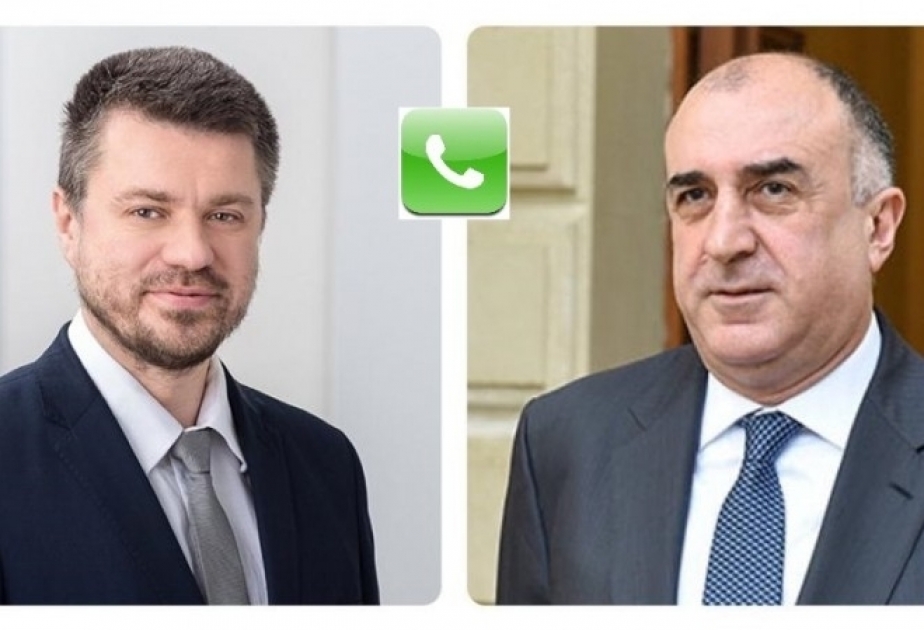 Titular de Exteriores de Azerbaiyán tuvo una conversación telefónica con su colega estonio