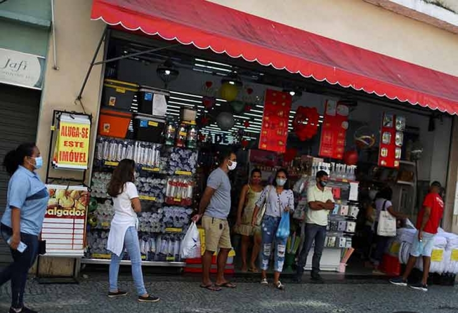 Brasil: reabre comercio de calle en Río en medio de Covid-19