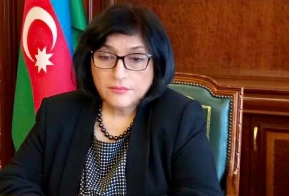 Председатель Милли Меджлиса Сахиба Гафарова провела прием своих избирателей в формате видеоконференции