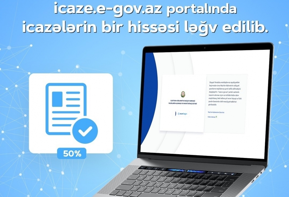 Algunos permisos han sido revocados en el portal Icaze.e-gov.az