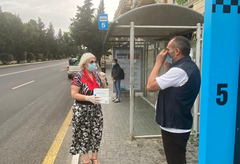 Media təmsilçiləri koronavirusla bağlı maarifləndirici aksiya keçiriblər