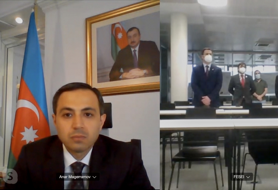 İspaniyanın Beynəlxalq və Strateji Araşdırmalar üzrə Fondunun təşəbbüsü ilə Azərbaycana həsr olunan videokonfrans keçirilib