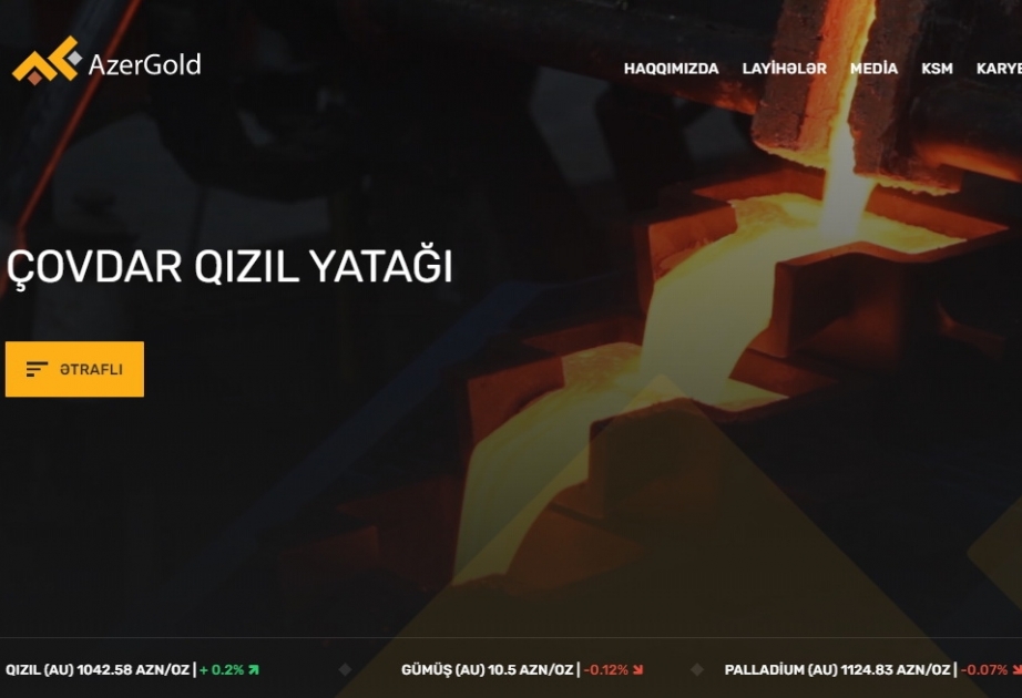 “AzerGold” QSC-nin yeni saytı istifadəyə verilib