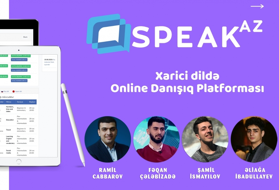 UNEC müəllimi ilə tələbələrinin birgə startapı: “Speak.az”