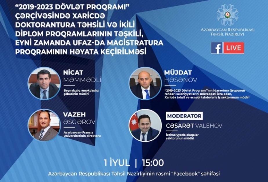 Xaricdə doktorantura təhsili üçün 67 namizəd müraciət edib