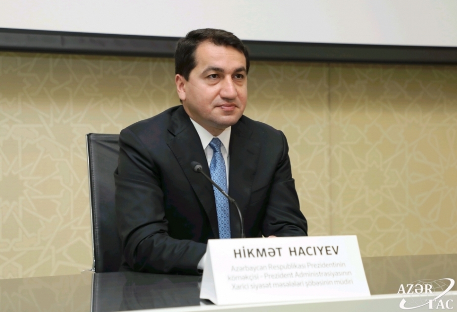 Asistente de Presidente: Los países del mundo aclaman la iniciativa del Presidente de Azerbaiyán como crucial