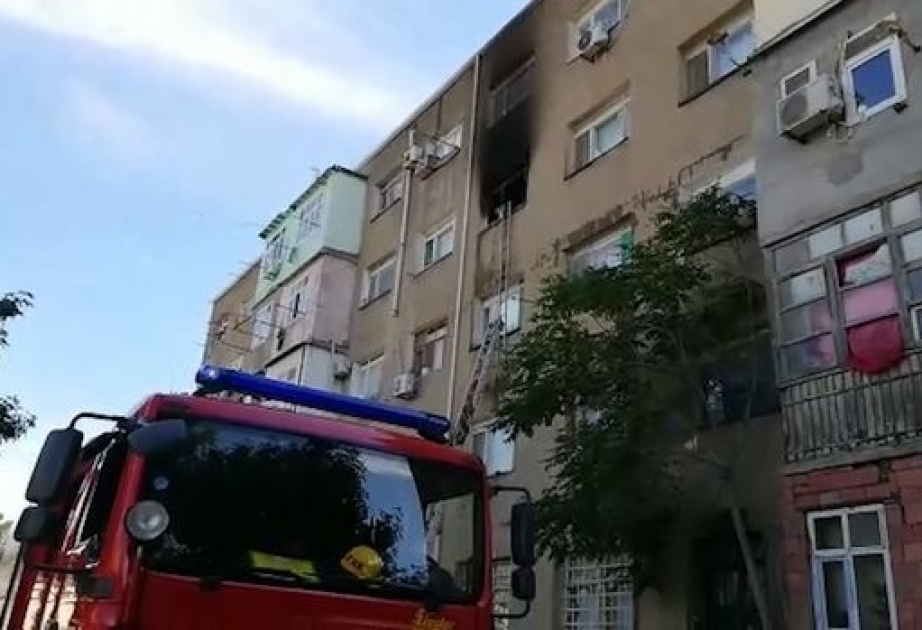 Расследуются причины пожара в поселке Сумгайыта