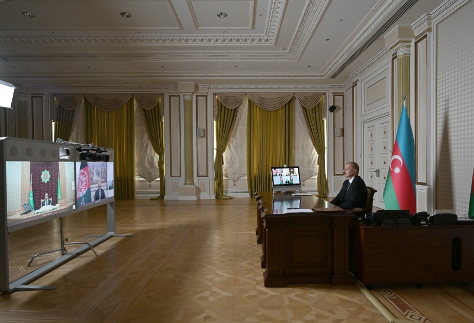 Treffen zwischen den Präsidenten von Aserbaidschan, Afghanistan und Turkmenistan im Videokonferenzformat VIDEO