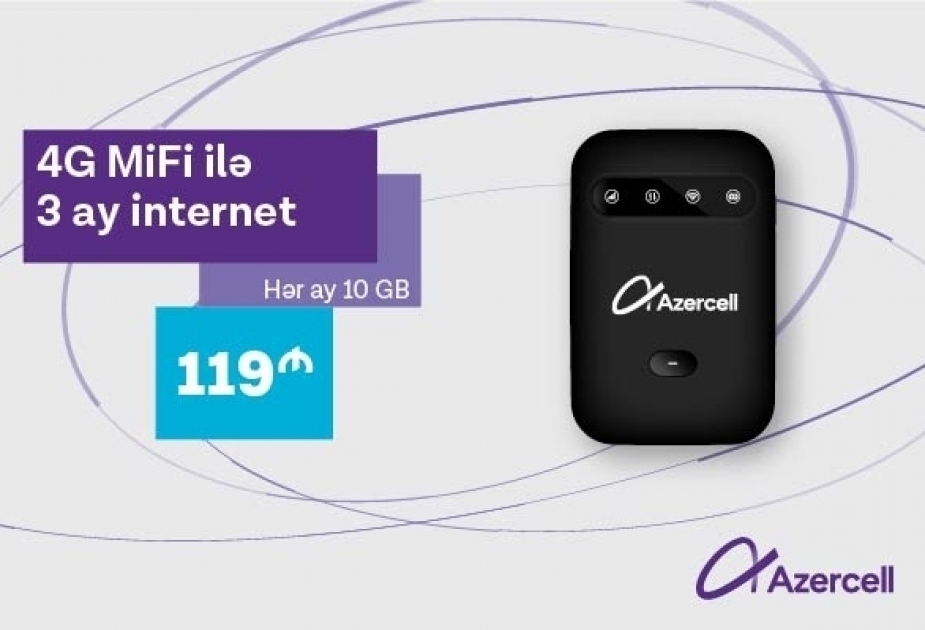 ®  Azercell launches new 4G MiFi campaign
