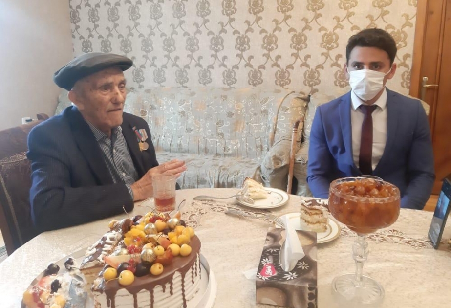 Ölkənin ən yaşlı polis veteranı Əlikişi Cümşüdovun doğum günü qeyd olunub