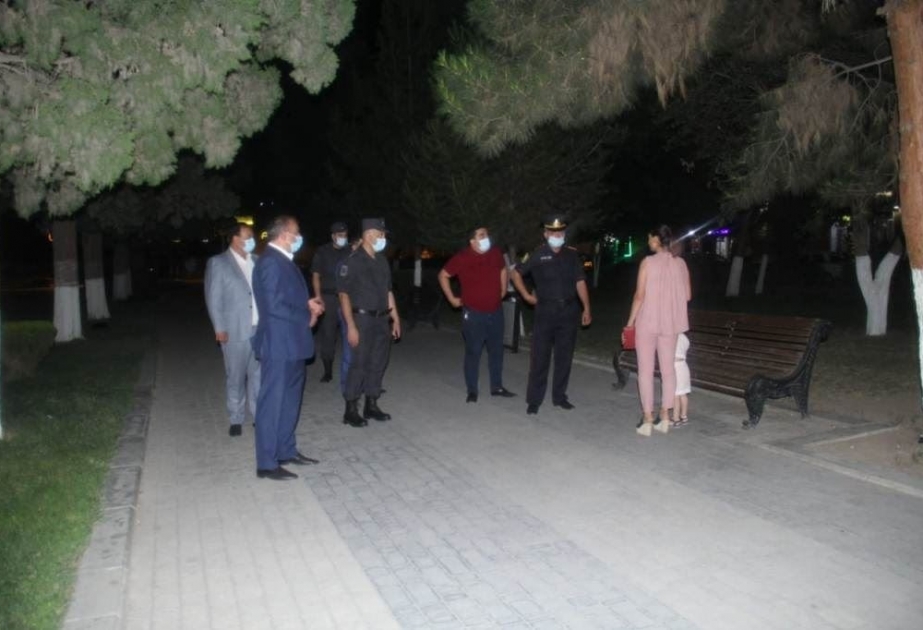 Gəncədə sərtlərşdirilmiş karantin rejimi ilə əlaqədar reyd keçirilib