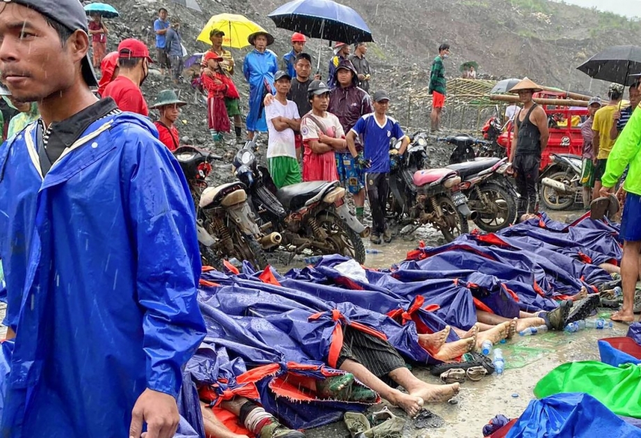 Myanmada torpaq sürüşməsi nəticəsində ölənlərin sayı 166-ya çatıb