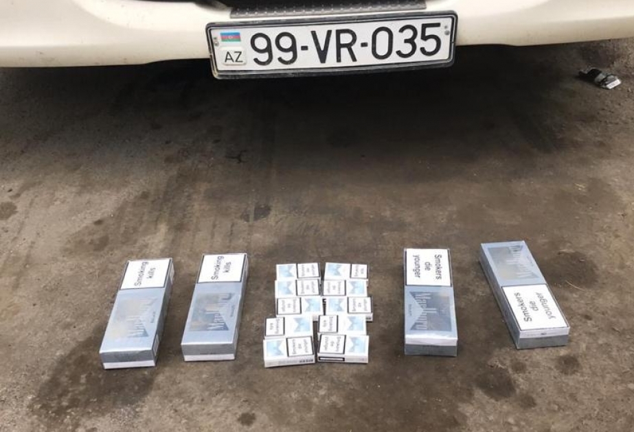 Gömrük nəzarətindən gizlədilən siqaretlər aşkarlanıb