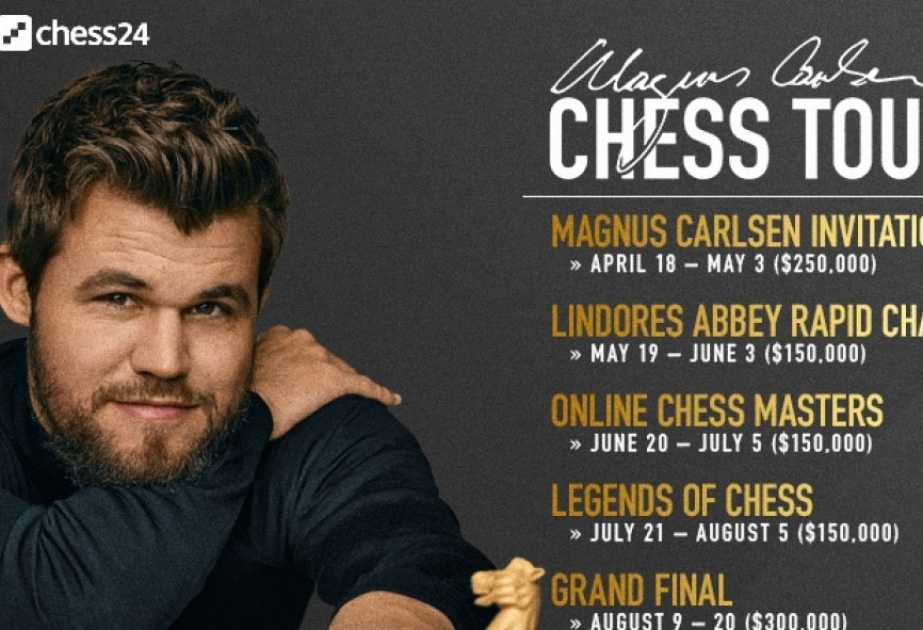 Maqnus Karlsen “Chessable Masters” şahmat turnirinin qalibi olub