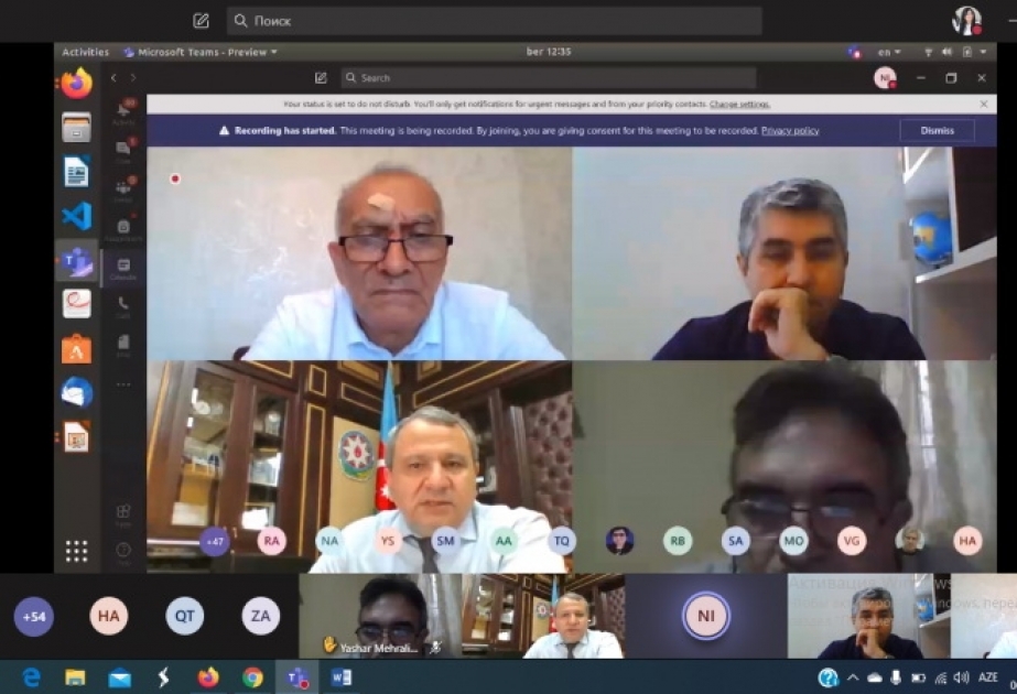 Bakı Dövlət Universitetində virtual elmi seminar keçirilib