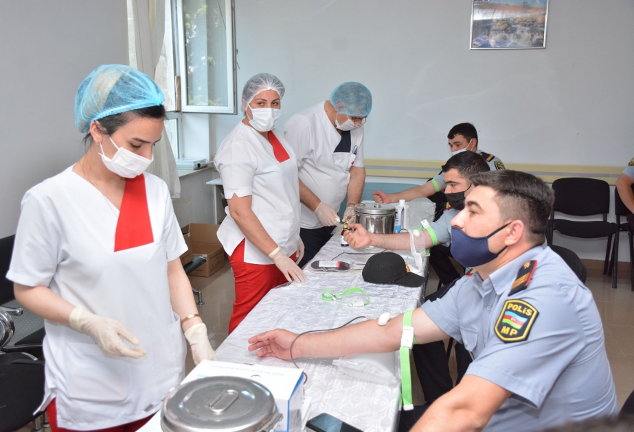 Şamaxıda qanvermə aksiyası keçirilib