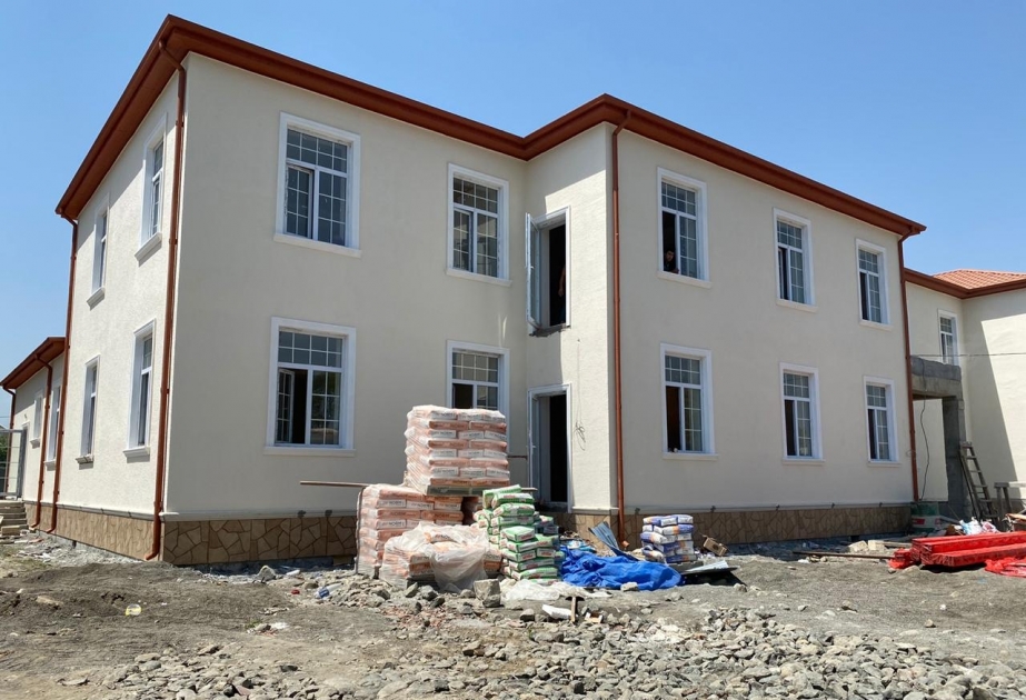 Astaranın Ərçivan qəsəbəsində yeni uşaq bağçası-körpələr evi tikilir