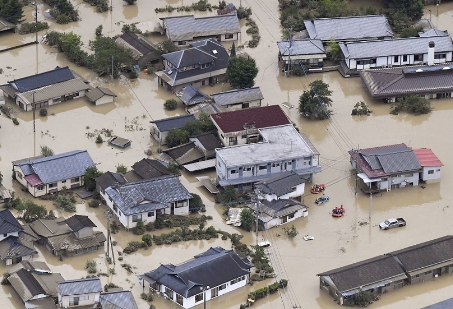 Schwere Unwetterschäden in Japan