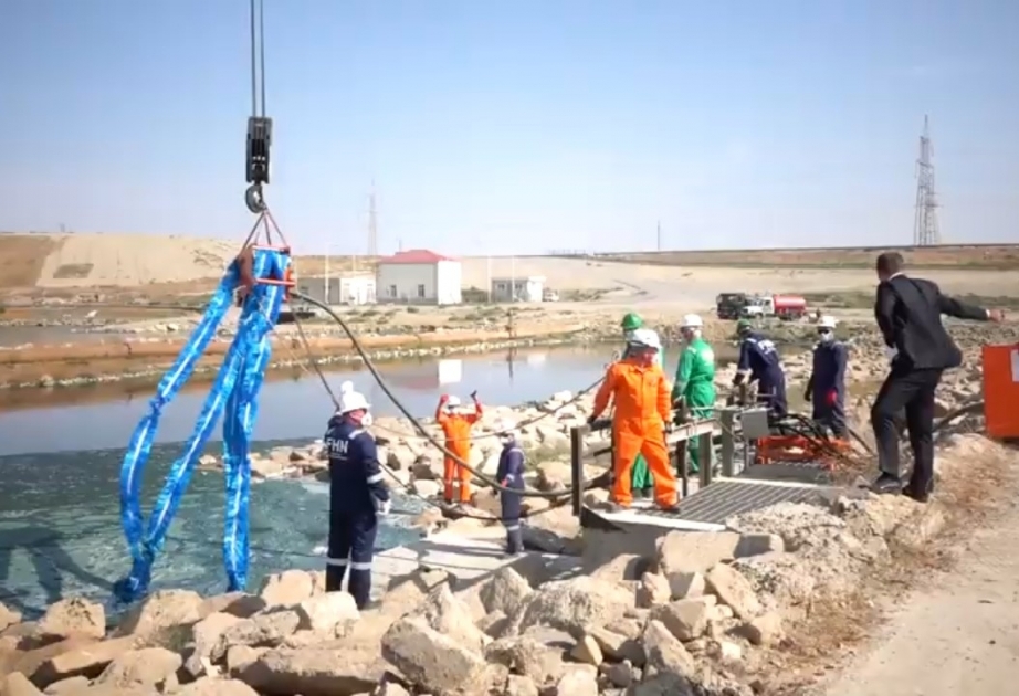 FHN: Böyük Şor gölündə çirkab maddələr yığılaraq ərazidən kənarlaşdırılıb