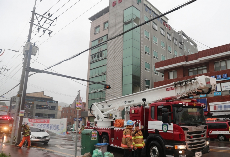 Cənubi Koreyada xəstəxanada baş verən yanğında ölən və yaralananlar var