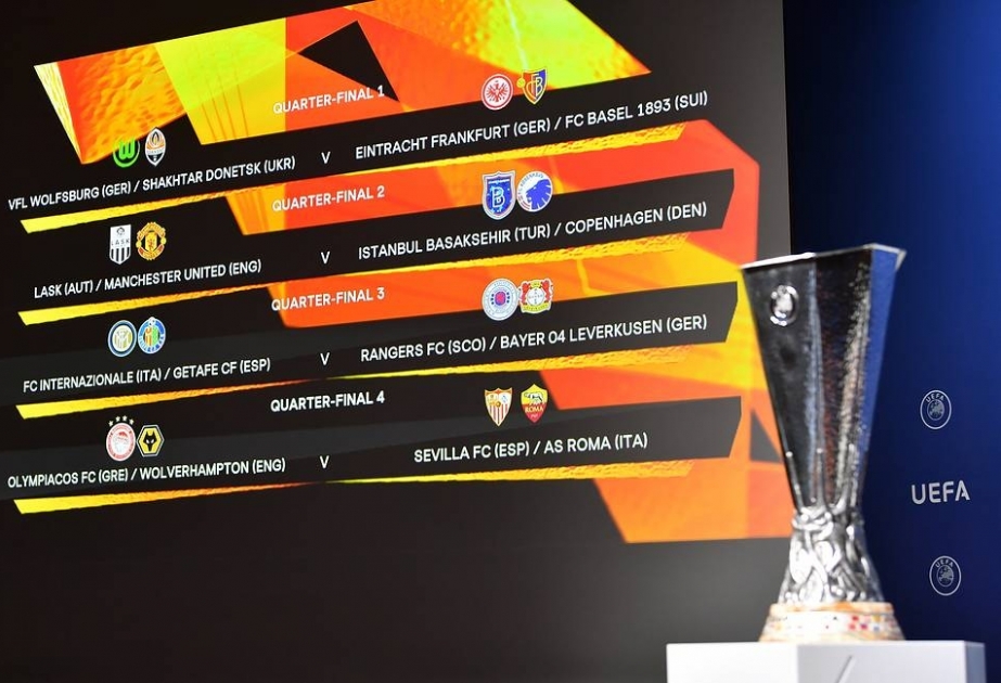 Стали известны четвертьфинальные пары Лиги Европы