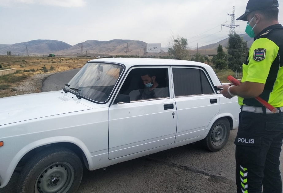 Siyəzəndə sərtləşdirilmiş karantin rejimi ilə əlaqədar polis əməkdaşları gücləndirilmiş iş rejimində çalışırlar