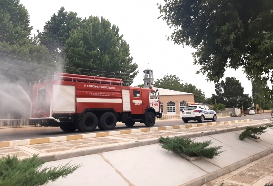 Une désinfection a été menée dans le district de Chérour